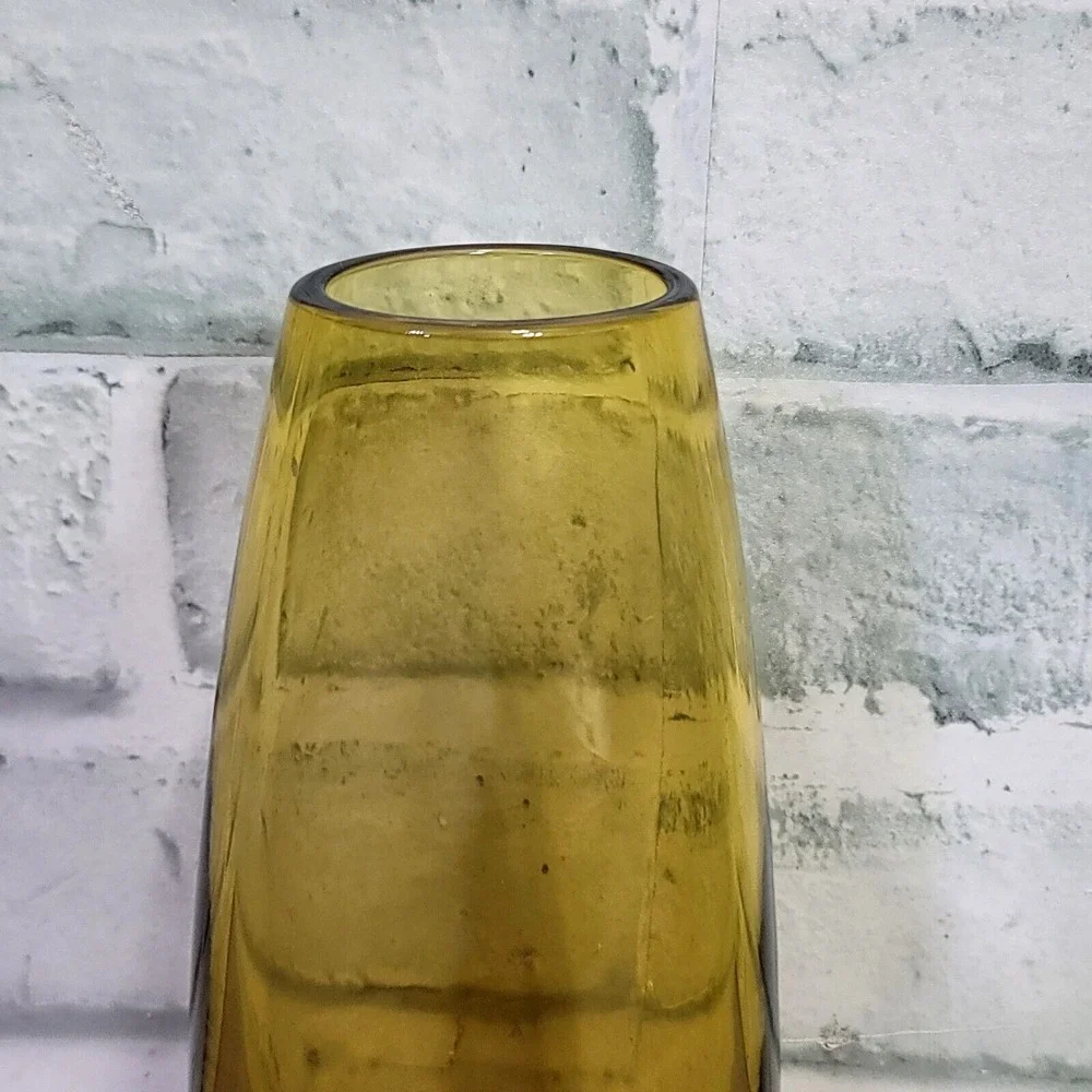 Vintage Mid Century Aseda Sweden Amber 7